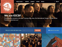 Tablet Screenshot of iocsf.org